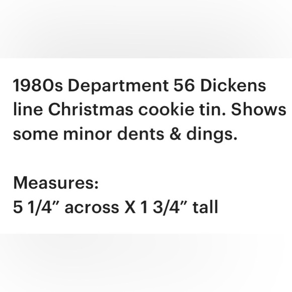 Vtg 80’s Department 56 metal serving tray for Christmas/New Year’s celebration - Picture 11 of 12